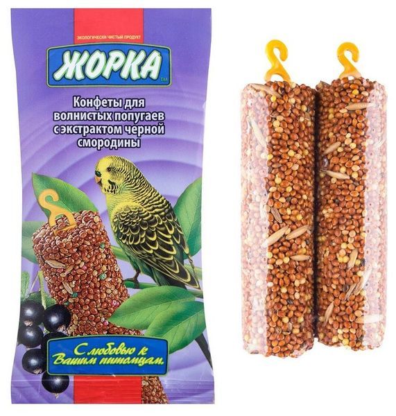 Жорка Конфеты д/волнистых попугаев Смородина 100гр Жорка Конфеты д/волнистых попугаев Смородина 100гр