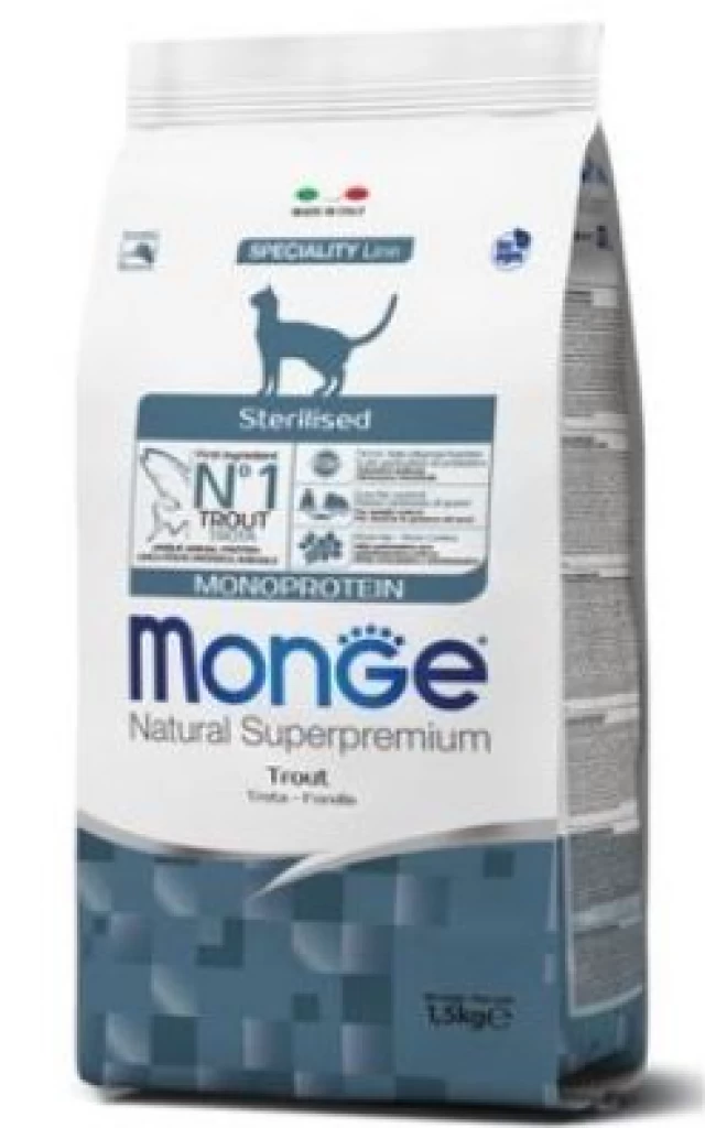 Monge Sterilised Trout 1,5KG Monge Sterilised Trout 1,5KG